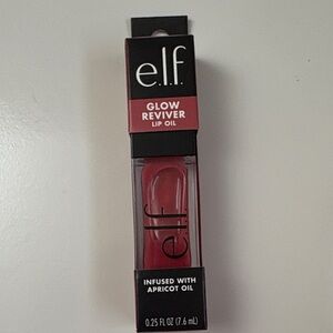 ELF Glow Reviver Lip Oil Nourishing Tinted Lip Oil High-shine Finish ROSE ENVY